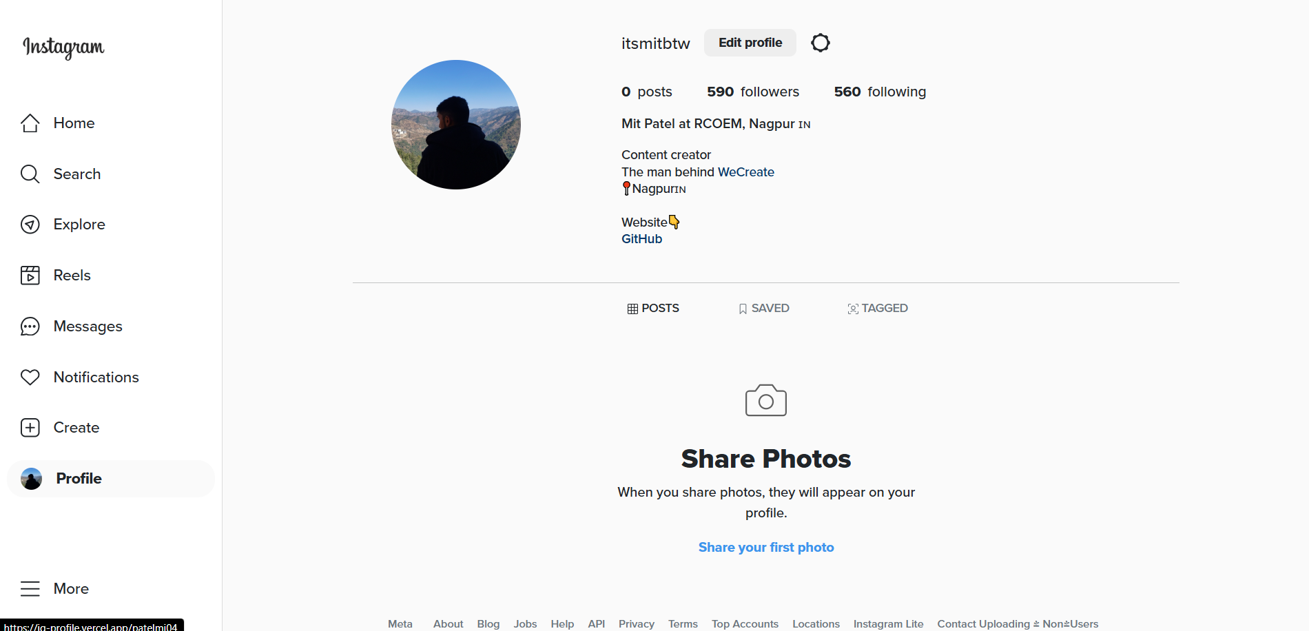 IG Social Media Clone